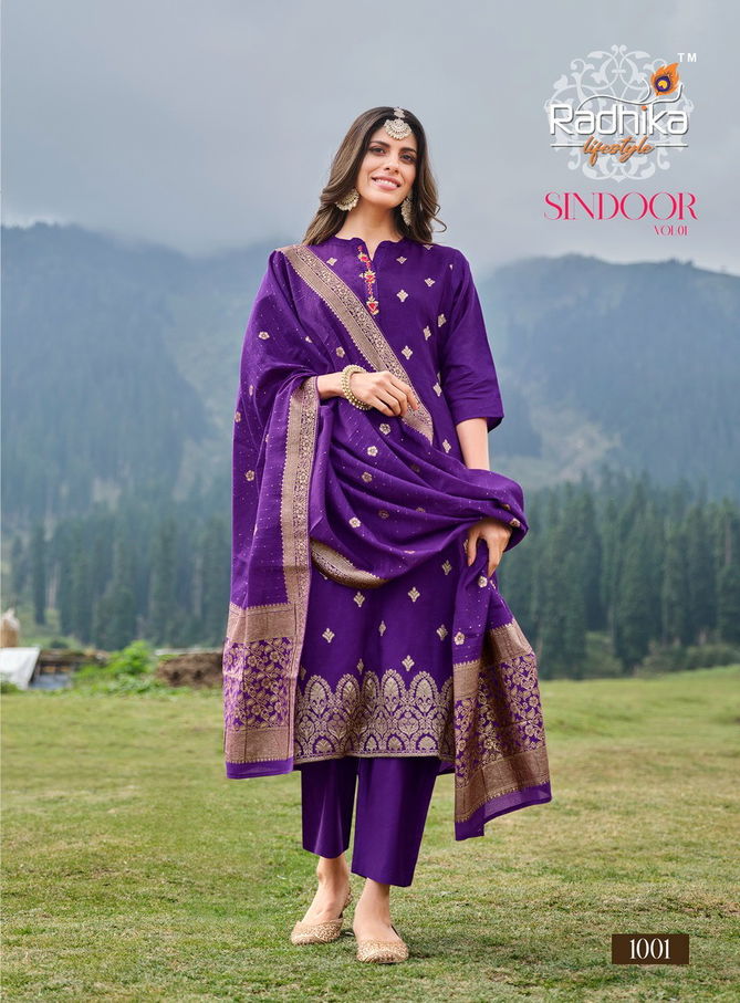 Sindoor Vol 1 By Radhika Hand Work Readymade Suits Catalog